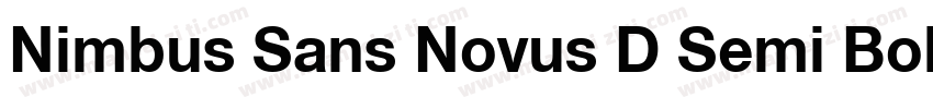 Nimbus Sans Novus D Semi Bold字体转换